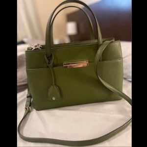 KATE SPADE SAFFIANO ZURI SATCHEL Olive Green